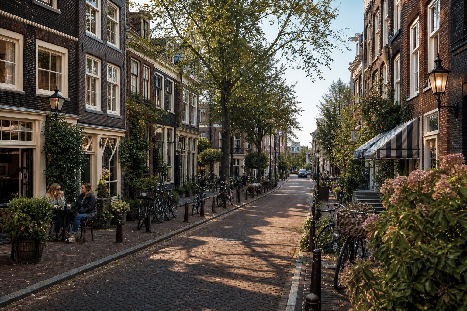 Jordaan neighbourhood cafés and galleries